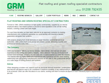 Tablet Screenshot of grmroofing.co.uk